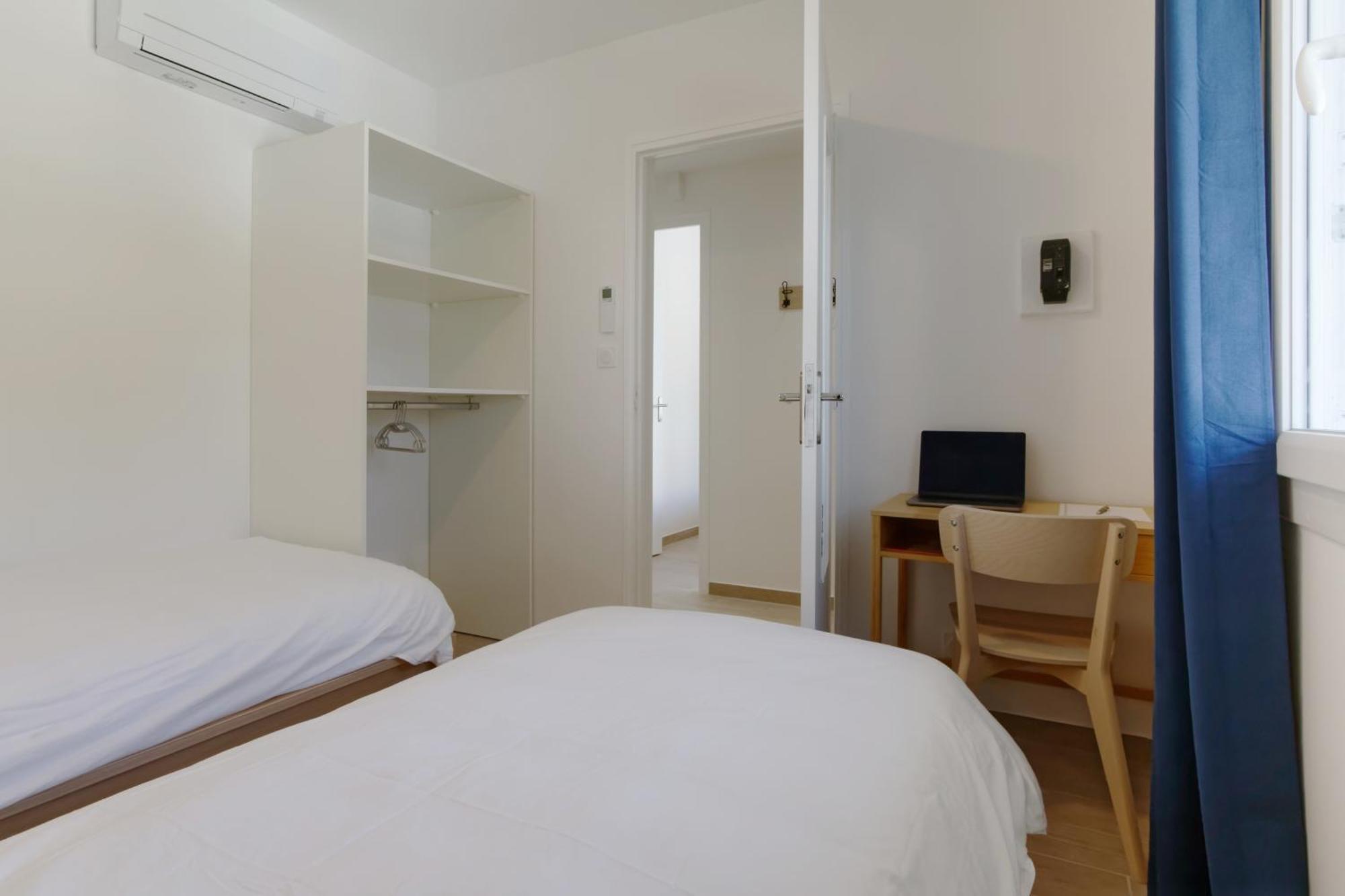 028- Chu Hopital, Appart 2Chambres, Parking, Tram Montpellier Extérieur photo